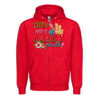 Red little miss sassy pants Zipper Hoodie - texasbilliewilder