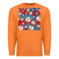 Carrot baseball paisley and jean pattern, baseball seamless pattern Premium Sweatshirt - JahusDesignShop