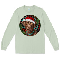 Matcha Labrador Retriever Christmas Long Sleeve Tee - RanaPortraitStore