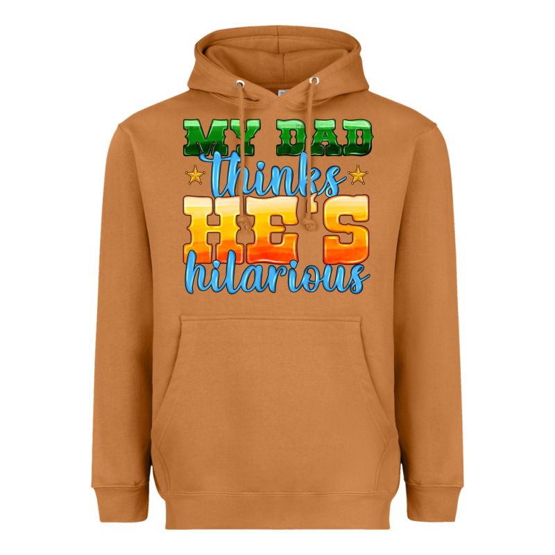 My Dad Thinks He Is Hilarious Heavyweight Hoodie by HRA Design Shop | Teevron