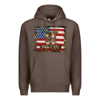 Coffee proud veteran Premium Hoodie - Jasminsmagicworld