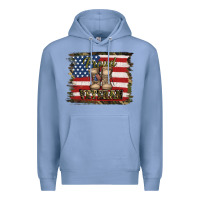 Colony Blue proud veteran Premium Hoodie - Jasminsmagicworld