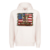 Pale Pink proud veteran Premium Hoodie - Jasminsmagicworld