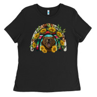 Black bear rainbow Ladies Tee - BarkalooDesign
