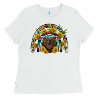 White bear rainbow Ladies Tee - BarkalooDesign