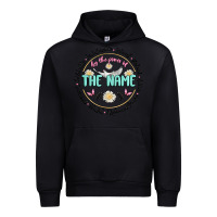 Black by the power of the name Urban Hoodie - MaliasSmallBusiness