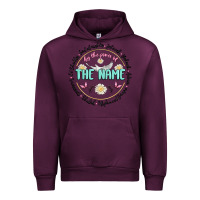 Mauve Wine by the power of the name Urban Hoodie - MaliasSmallBusiness