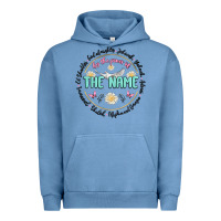 Pigment Pebble Blue by the power of the name Urban Hoodie - MaliasSmallBusiness