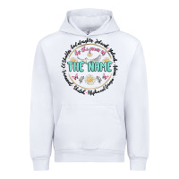 White by the power of the name Urban Hoodie - MaliasSmallBusiness