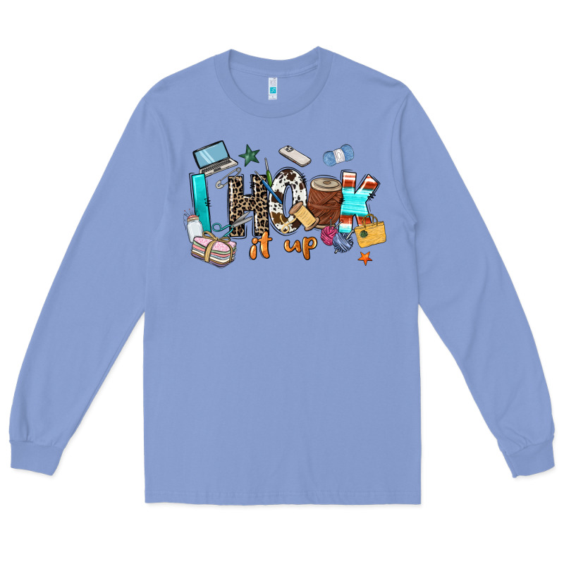 I Hook It Up Sewing Long Sleeve Tee by Zillion Design Studio | Teevron