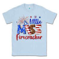 Dusty Blue little miss firecracker billie wilder Classic Tee - texasbilliewilder