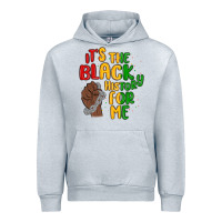 Heather Grey it s the black history for me Urban Hoodie - MaliasSmallBusiness
