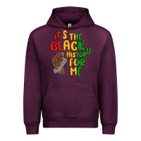 Mauve Wine it s the black history for me Urban Hoodie - MaliasSmallBusiness
