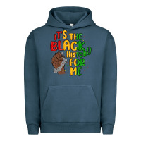 Pigment Midnight Navy it s the black history for me Urban Hoodie - MaliasSmallBusiness