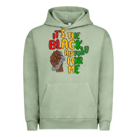 Pigment Oil Green it s the black history for me Urban Hoodie - MaliasSmallBusiness
