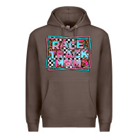 Coffee race track mom Premium Hoodie - AdoDesignShop