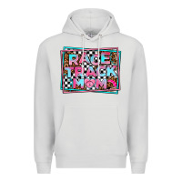 Dove Grey race track mom Premium Hoodie - AdoDesignShop