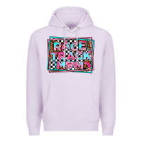 Lilac race track mom Premium Hoodie - AdoDesignShop