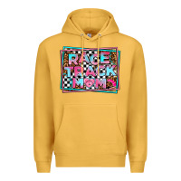 Mustard race track mom Premium Hoodie - AdoDesignShop