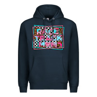 Navy race track mom Premium Hoodie - AdoDesignShop