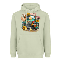 Matcha farm truck farm animals Heavyweight Hoodie - FaDigitalArtStudio