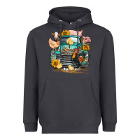 Smoke farm truck farm animals Heavyweight Hoodie - FaDigitalArtStudio