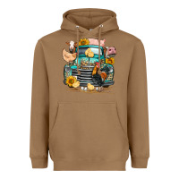 Toasted Coconut farm truck farm animals Heavyweight Hoodie - FaDigitalArtStudio