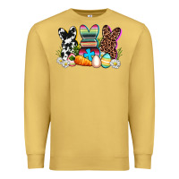Antique Gold western rabbits Premium Sweatshirt - AdoDesignShop