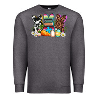 Charcoal Heather western rabbits Premium Sweatshirt - AdoDesignShop