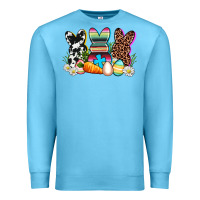 Ocean Blue western rabbits Premium Sweatshirt - AdoDesignShop
