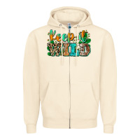 Sandshell keep it wild Zipper Hoodie - Zillion Design Studio