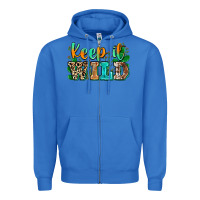 True Royal keep it wild Zipper Hoodie - Zillion Design Studio