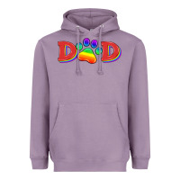 Lavender lgbtq dad and paw Heavyweight Hoodie - HRA Design Shop