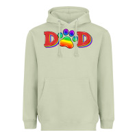 Matcha lgbtq dad and paw Heavyweight Hoodie - HRA Design Shop