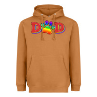 Lgbtq Dad And Paw Heavyweight Hoodie | Teevron