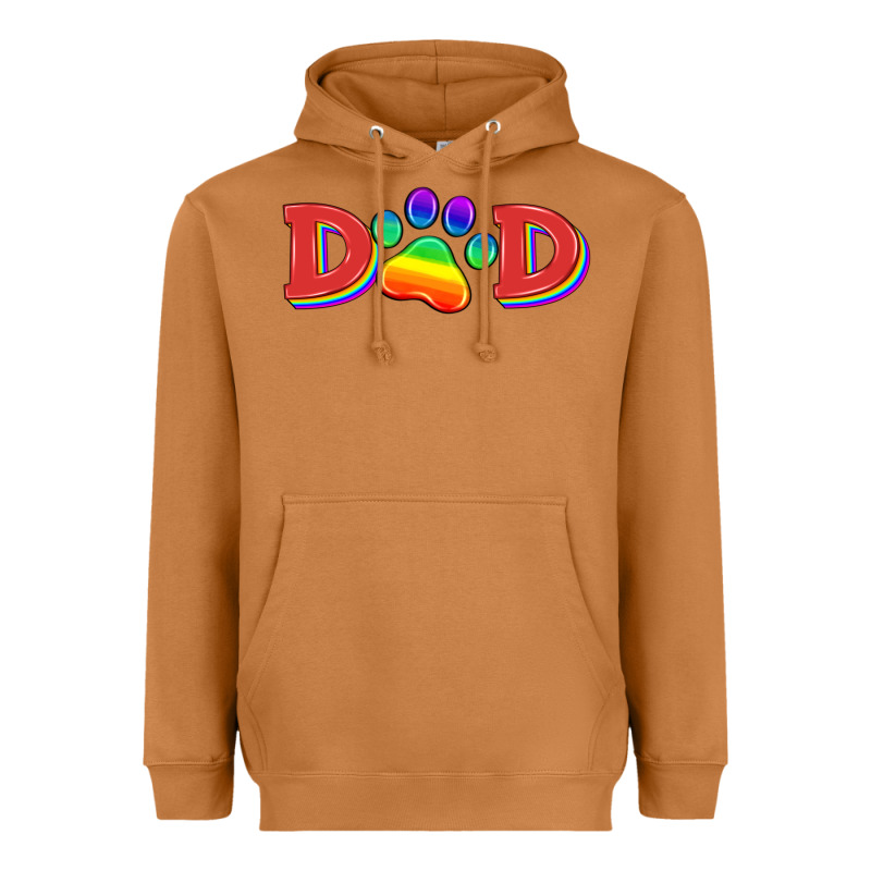 Lgbtq Dad And Paw Heavyweight Hoodie by HRA Design Shop | Teevron