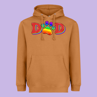 Lgbtq Dad And Paw Heavyweight Hoodie Designed By Hra Design Shop