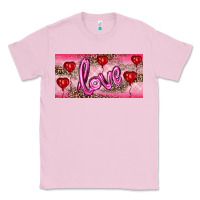 Bubblegum Pink Valentine's Day Love Balloon Heart Balloons Classic Tee - RanaPortraitStore