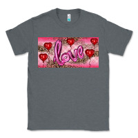 Charcoal Heather Valentine's Day Love Balloon Heart Balloons Classic Tee - RanaPortraitStore
