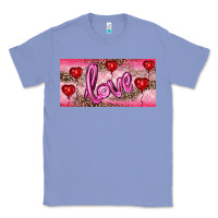 Colony Blue Valentine's Day Love Balloon Heart Balloons Classic Tee - RanaPortraitStore