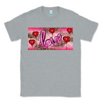Heather Grey Valentine's Day Love Balloon Heart Balloons Classic Tee - RanaPortraitStore