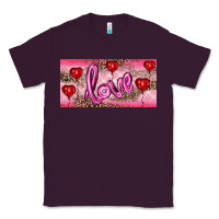 Plum Valentine's Day Love Balloon Heart Balloons Classic Tee - RanaPortraitStore