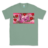 Sage Valentine's Day Love Balloon Heart Balloons Classic Tee - RanaPortraitStore
