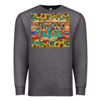 Charcoal Heather teacher vibes Premium Sweatshirt - JahusDesignShop