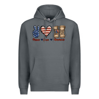 Rock Peace Love America Premium Hoodie - Jasminsmagicworld