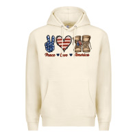 Tofu Peace Love America Premium Hoodie - Jasminsmagicworld