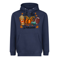 Navy tis the season Heavyweight Hoodie - RacoonDesign