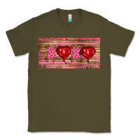 Army Green Valentine's Day Xoxo Classic Tee - RanaPortraitStore