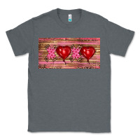 Charcoal Heather Valentine's Day Xoxo Classic Tee - RanaPortraitStore