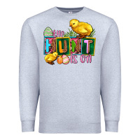 Heather Grey the hunt is on Premium Sweatshirt - AdoDesignShop